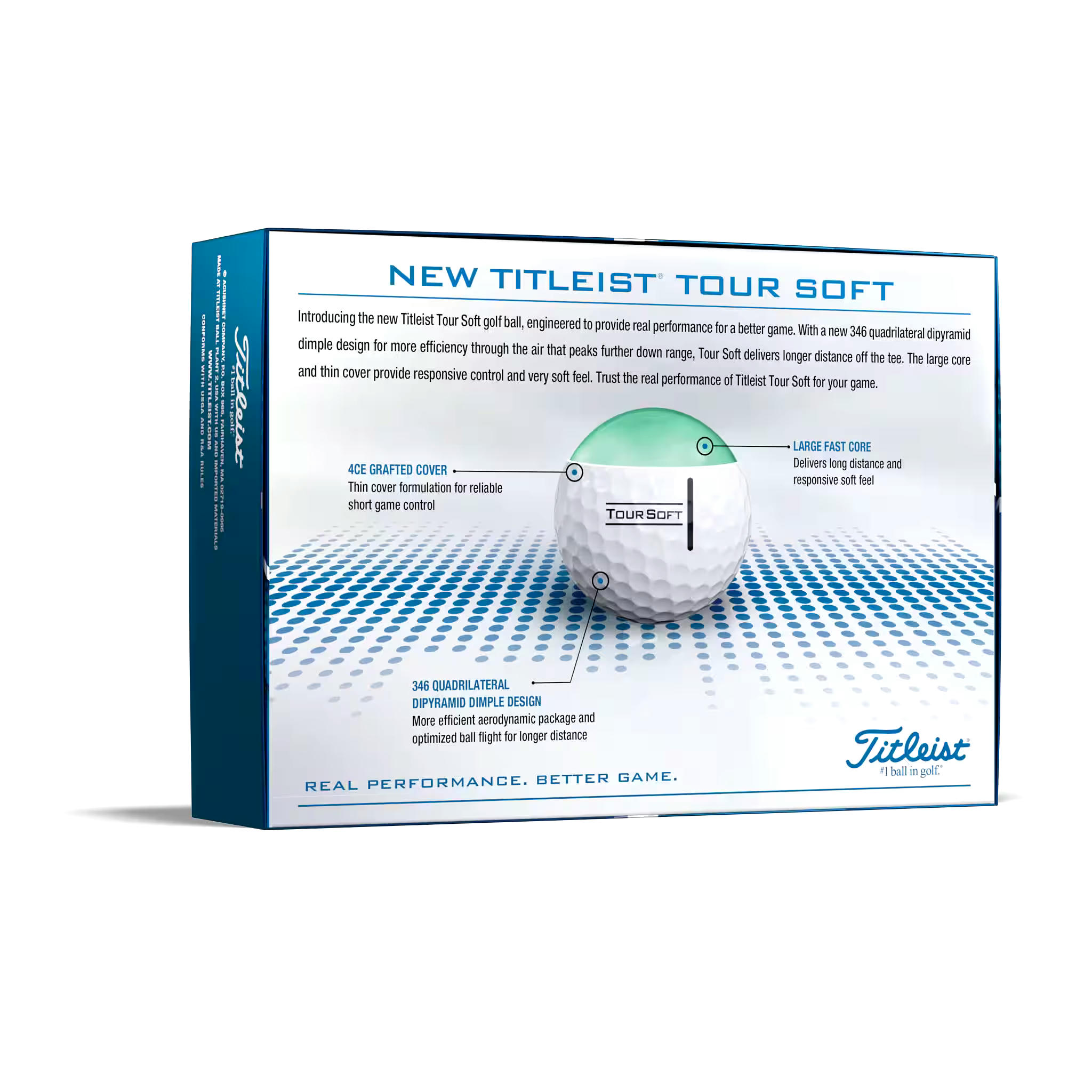 Titleist Tour Soft Golf Balls, 12-pk, White