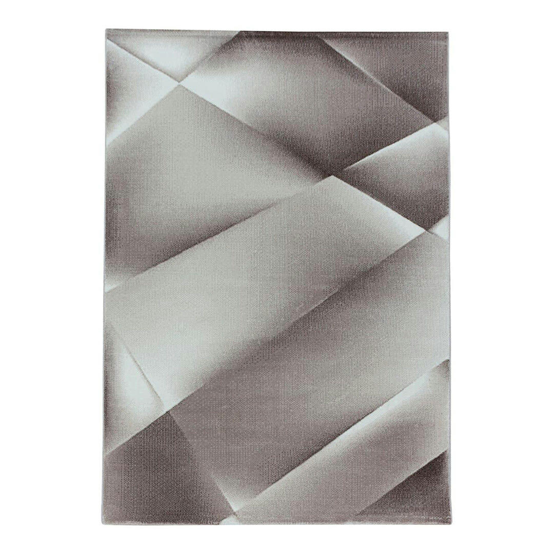 FAUVETTE - Tapis  design en polypropylène marron 160x230