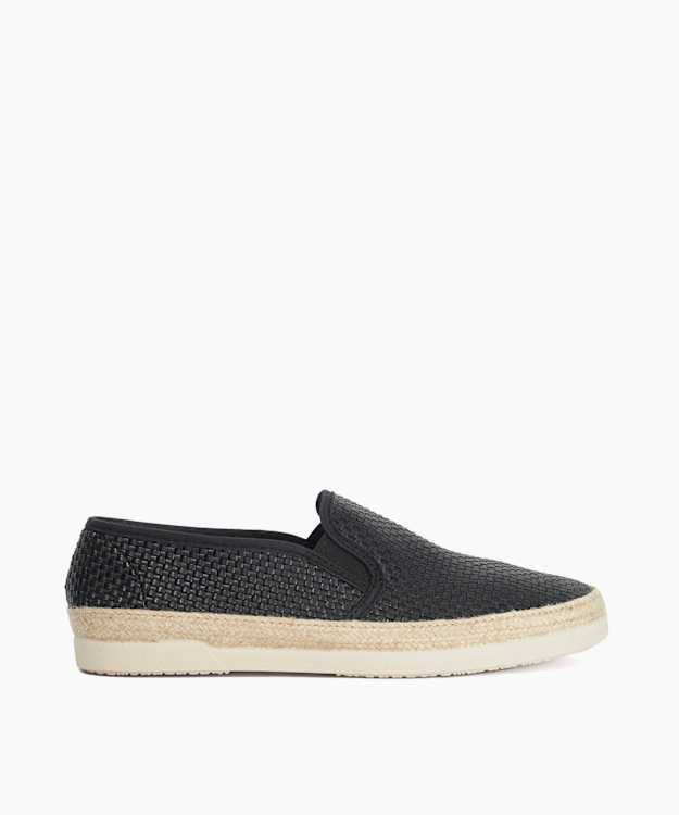 Fabbien Black - Slip-On Espadrilles