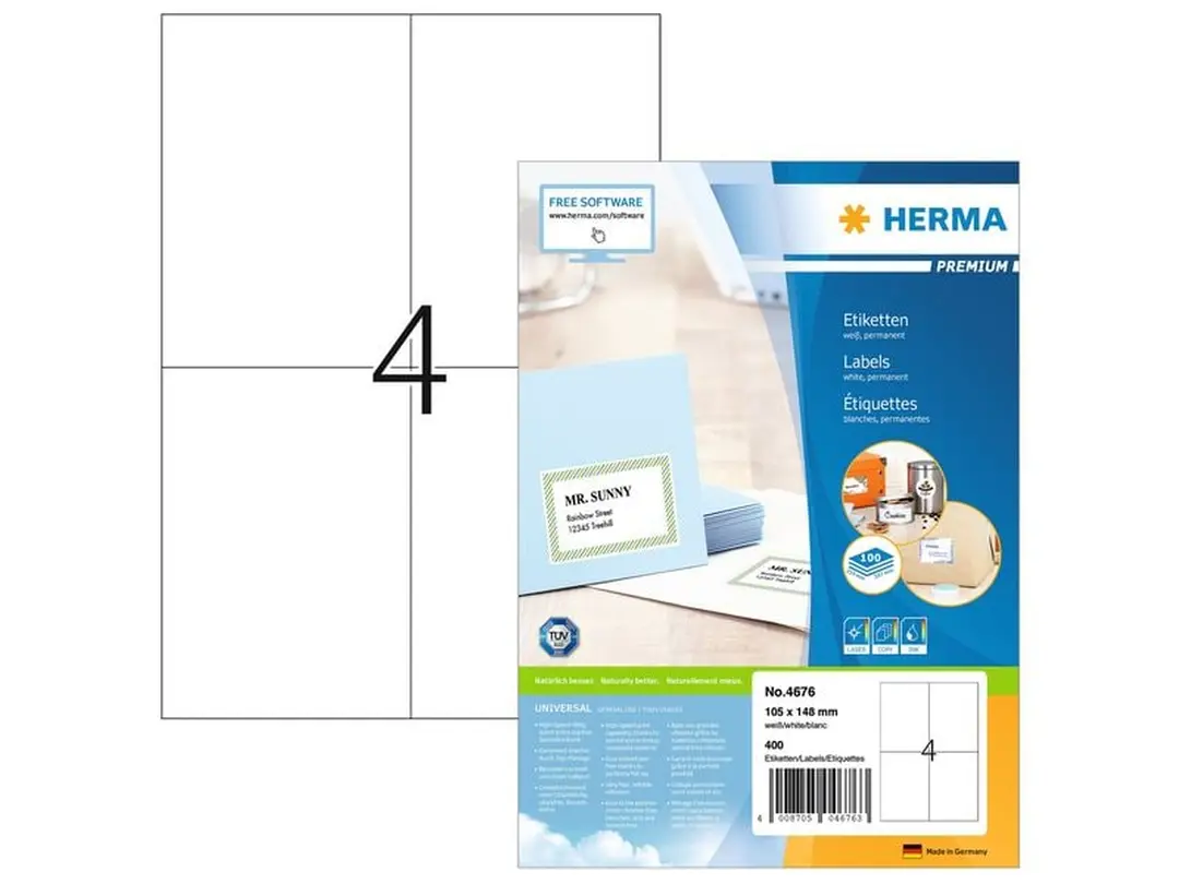 Etiketten 100er-Set Universal-Etiketten