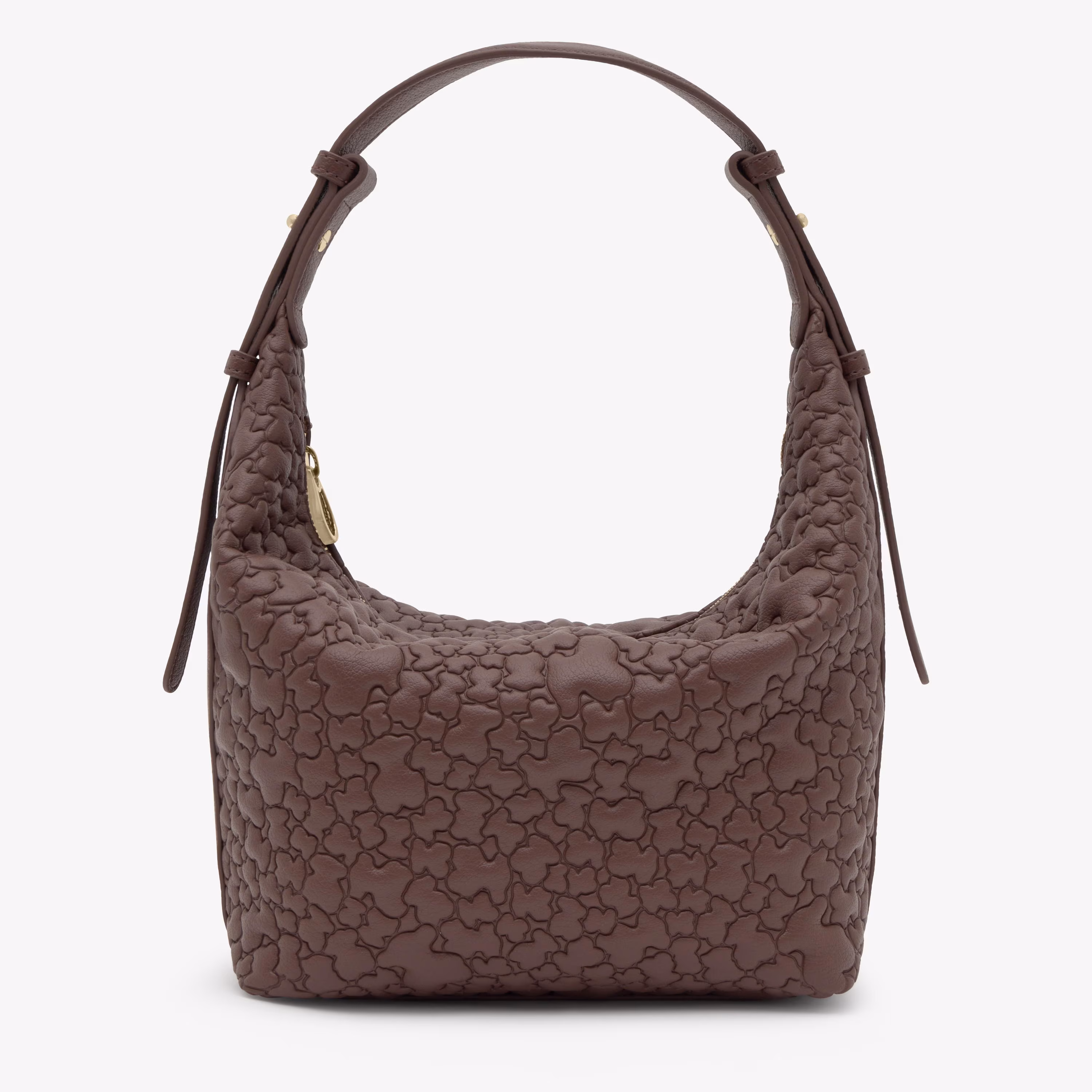 Bolso de hombro mediano marrón Tous Puffy Bear