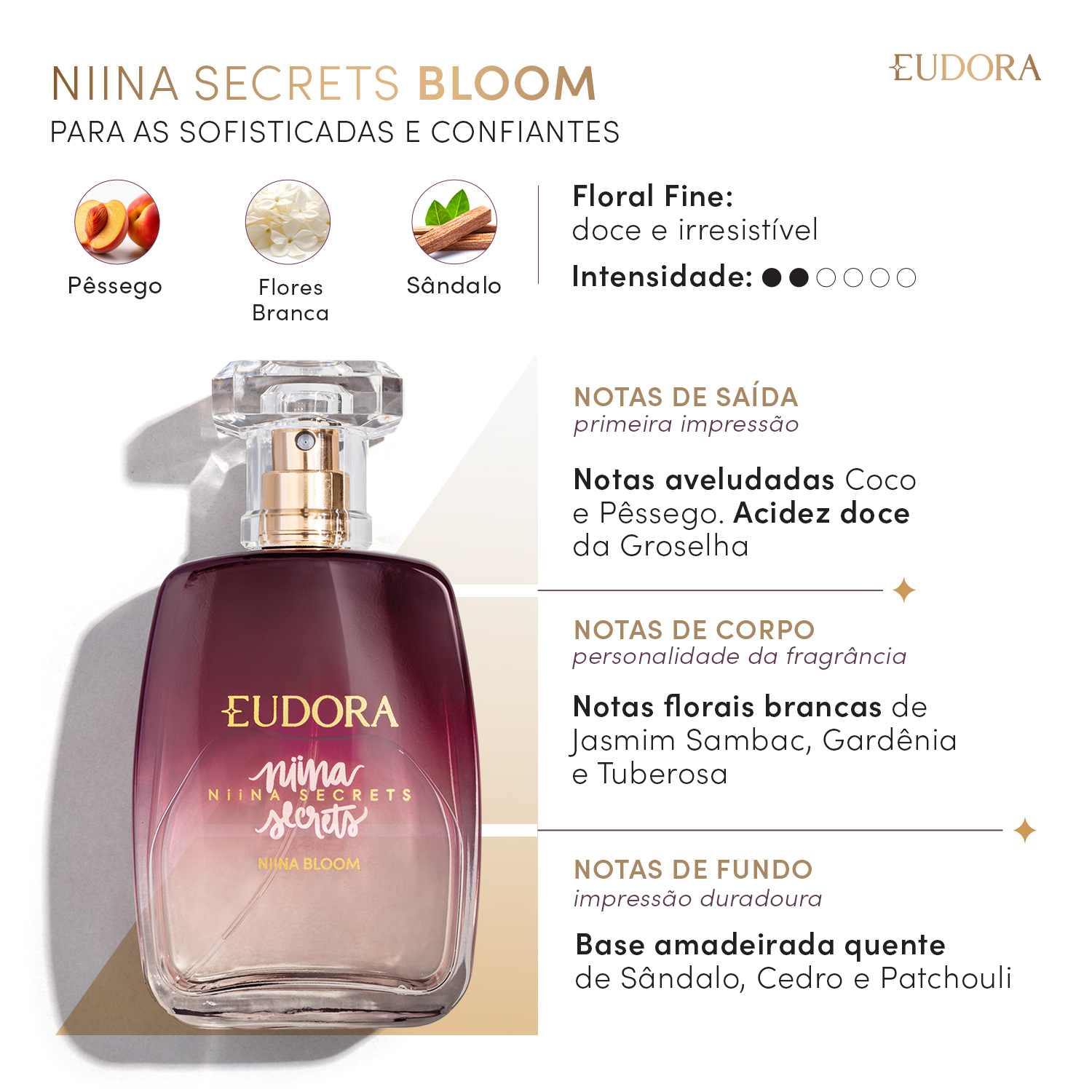 Niina Secrets Bloom Desodorante Colônia 100ml