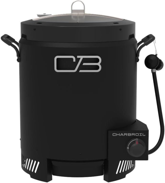 Charbroil The Big Easy Oil-Less Turkey Fryer | Outdoor Air Fryer | Propane Cooker, Black - 24102165