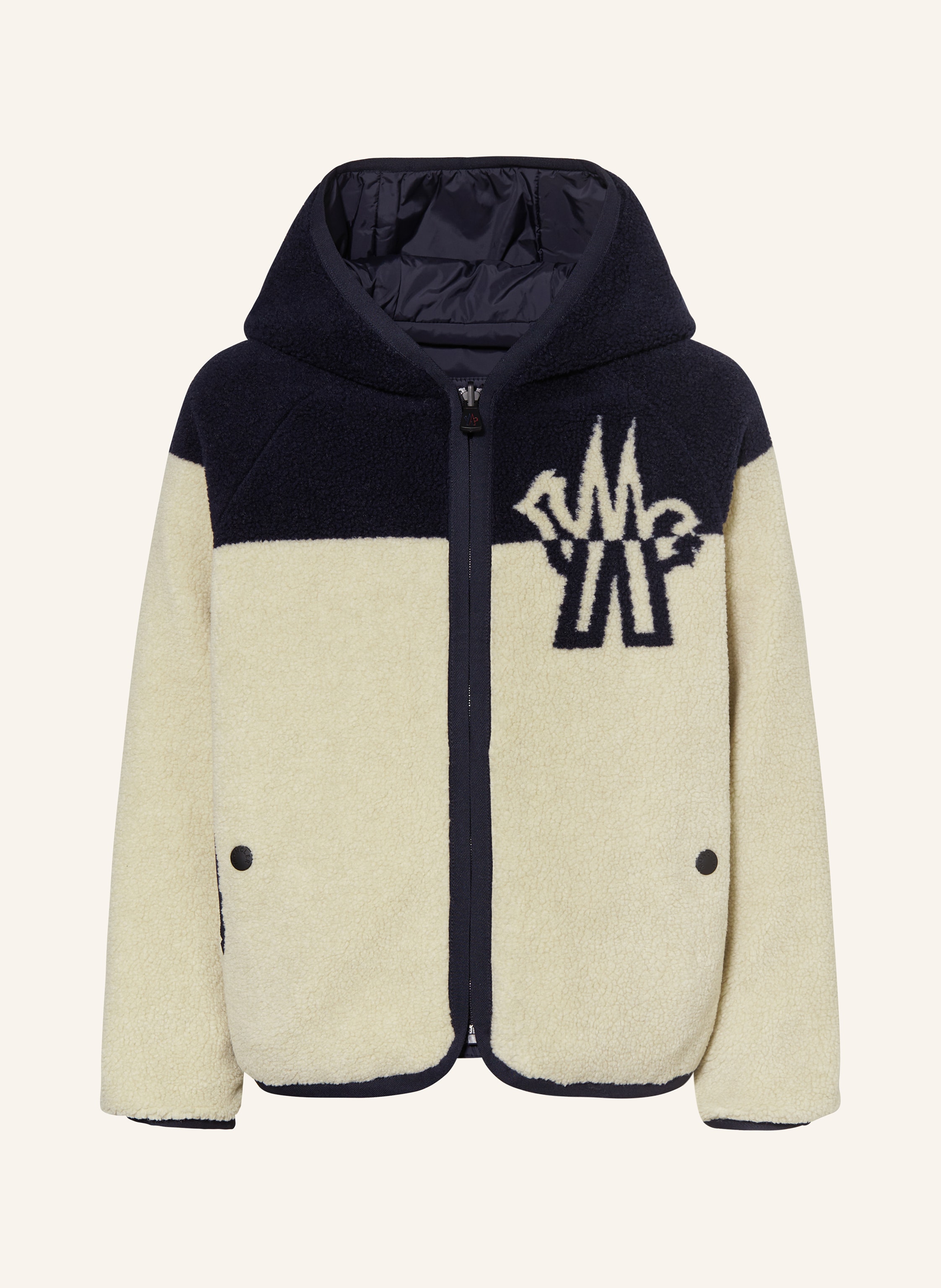 MONCLER enfant Teddyfell-Jacke