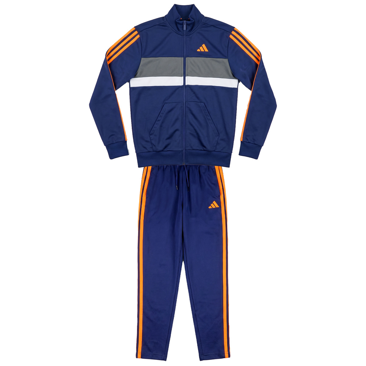 adidas - Seasonal Essentials Tiberio 3-Stripes Tricot Track Suit Kids - Blue