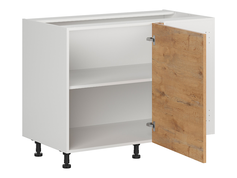 Szafka dolna Hamper prawa dąb lancelot zabudowuje naroże 120x60 cm