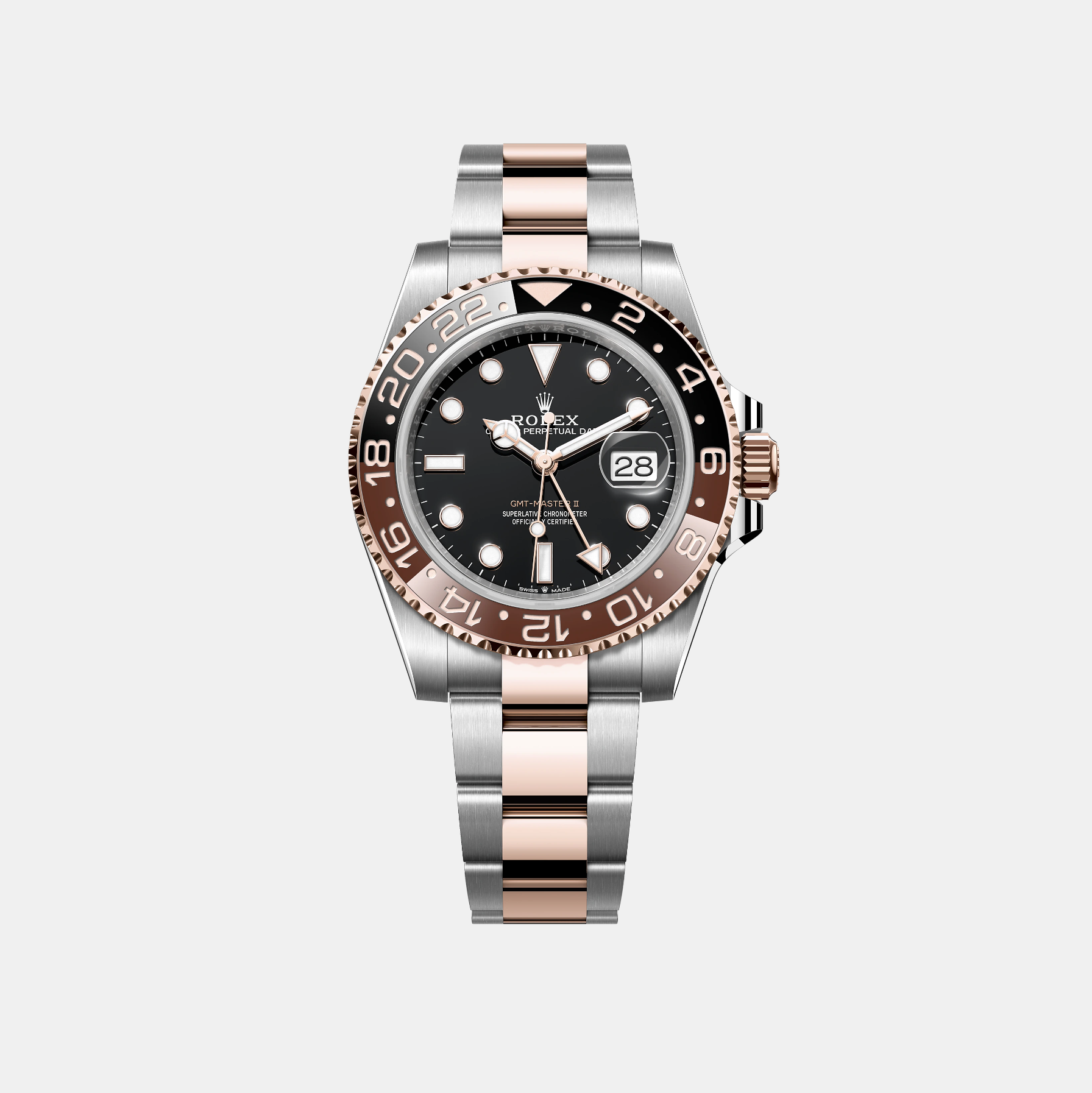 ROLEX-GMT MASTER II-ref.M126711CHNR-0002- Elite Clone-40mm-Replica Watch