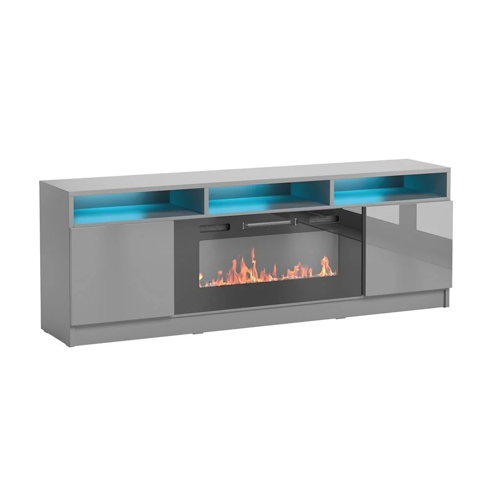 Reno 05 Electric Fireplace Modern 63 TV Stand