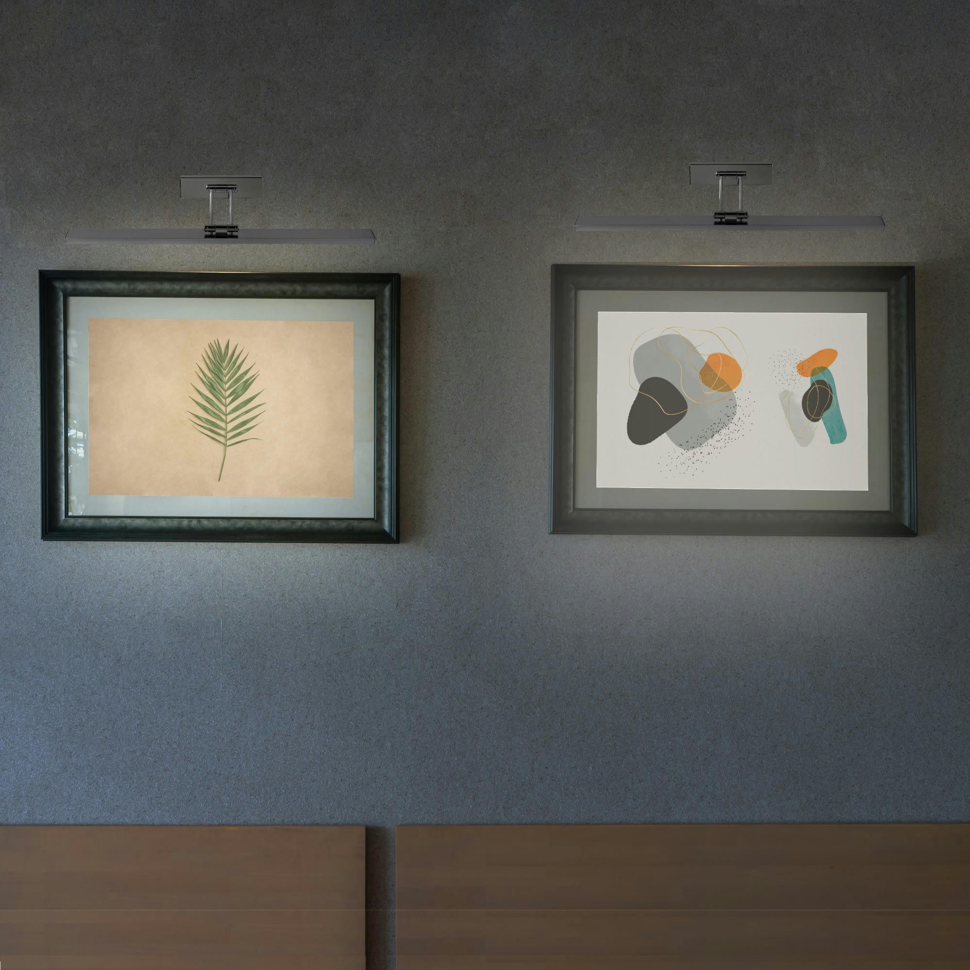 PICABIA - Applique en métal chromé