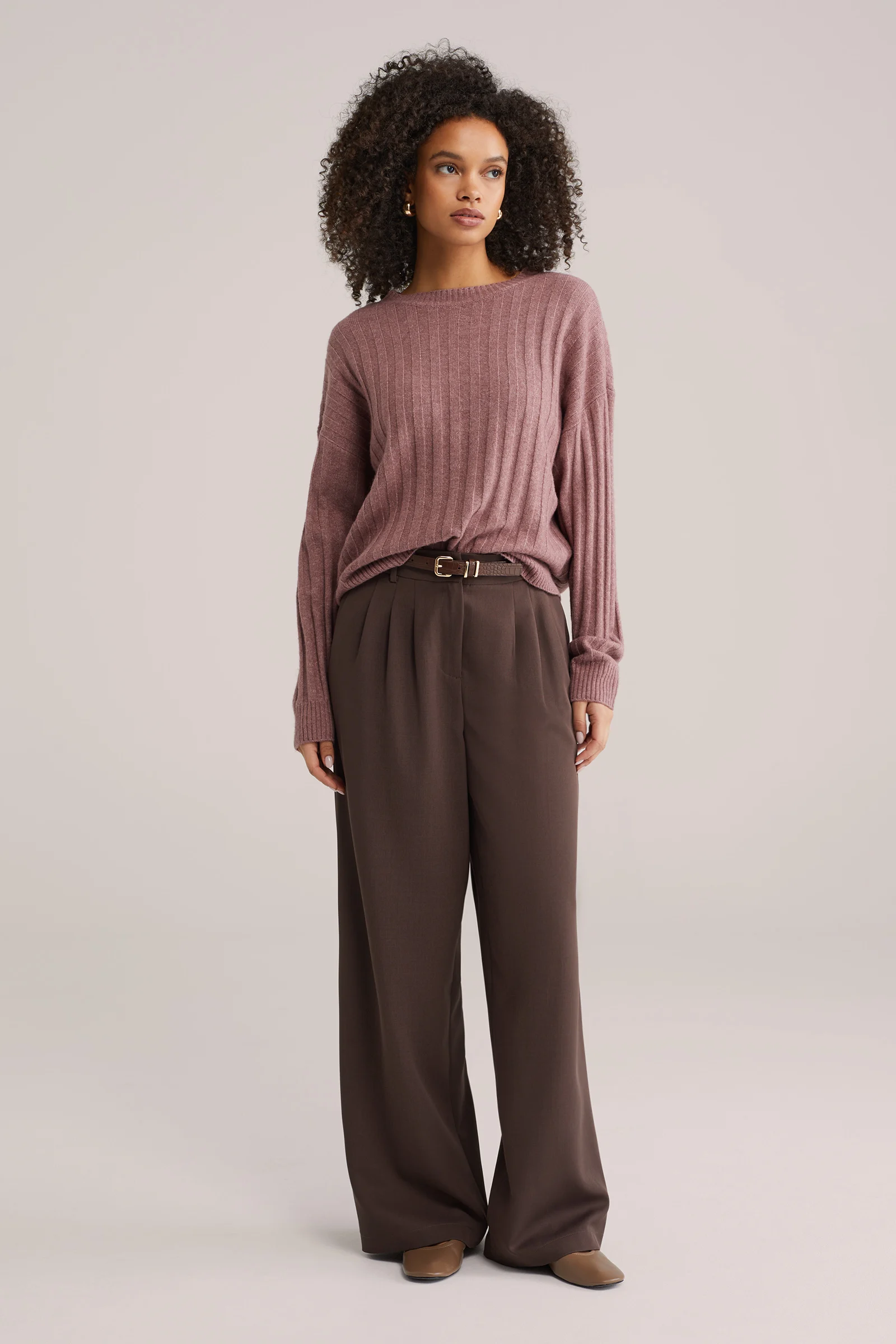 Dames trui met structuur