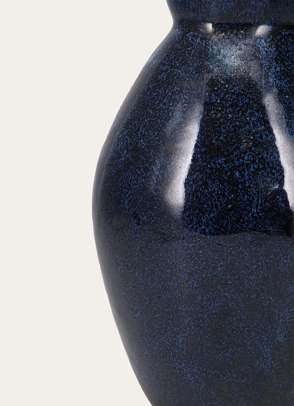 VASE EMAILLÉ FORME BOMBEBLEU