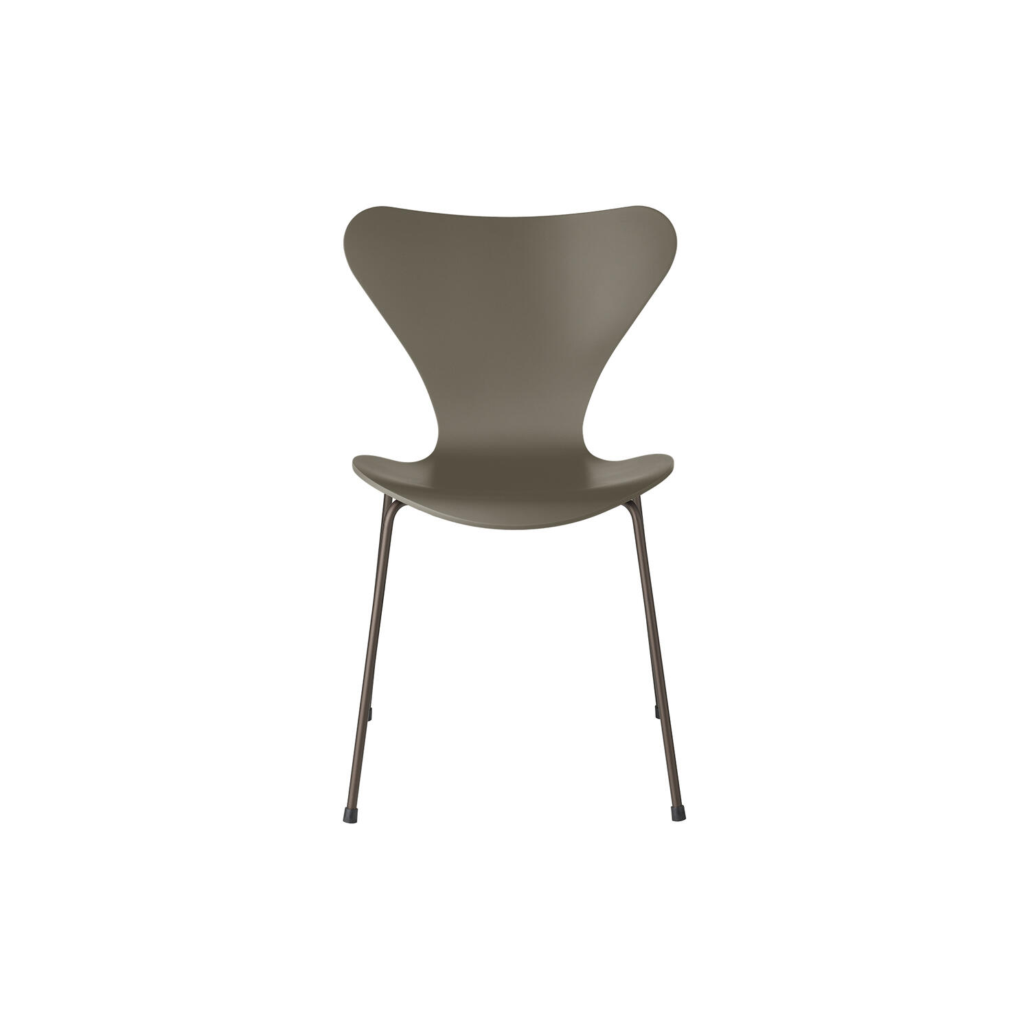 Serie 7&trade; 3107 fuldlakeret stol, olive green/brown bronze