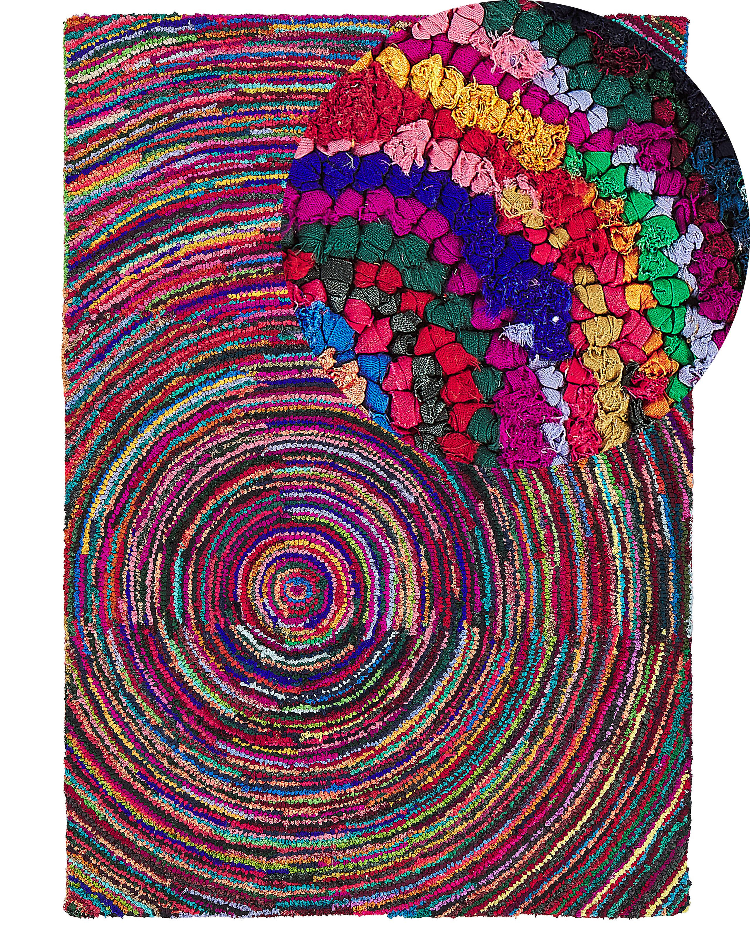 Dywan ręcznie pleciony 160x230 cm kolorowy