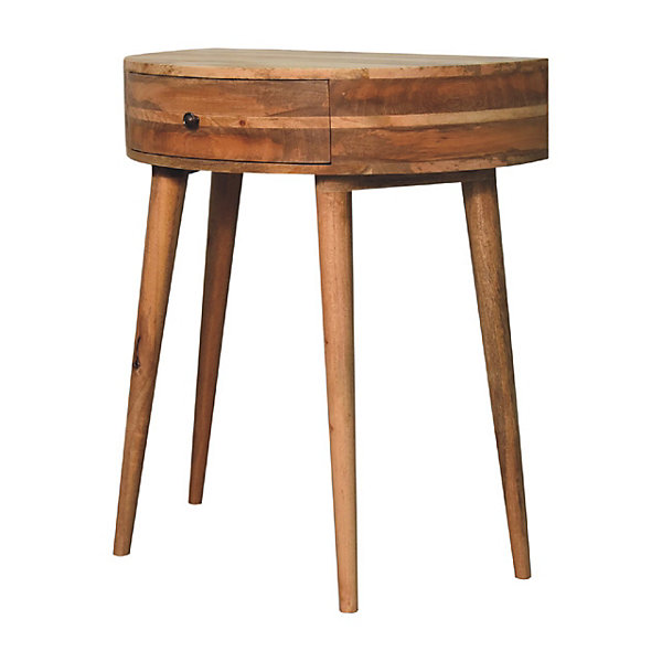 Artisan Furniture Bois massif Odyssey effet chêne console, 1 tiroir, beige