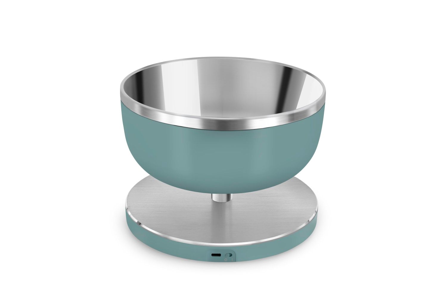 Smeg KSC01EGMWW Collection Digital Kitchen Scale with removeable bowl, four units of measurement and rechargeable battery, Emerald Green Matte