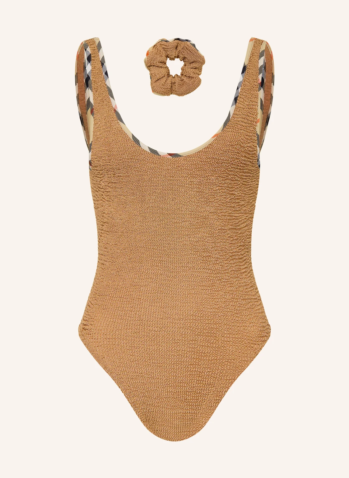 BURBERRY Set FAYE: Badeanzug und Haargummi