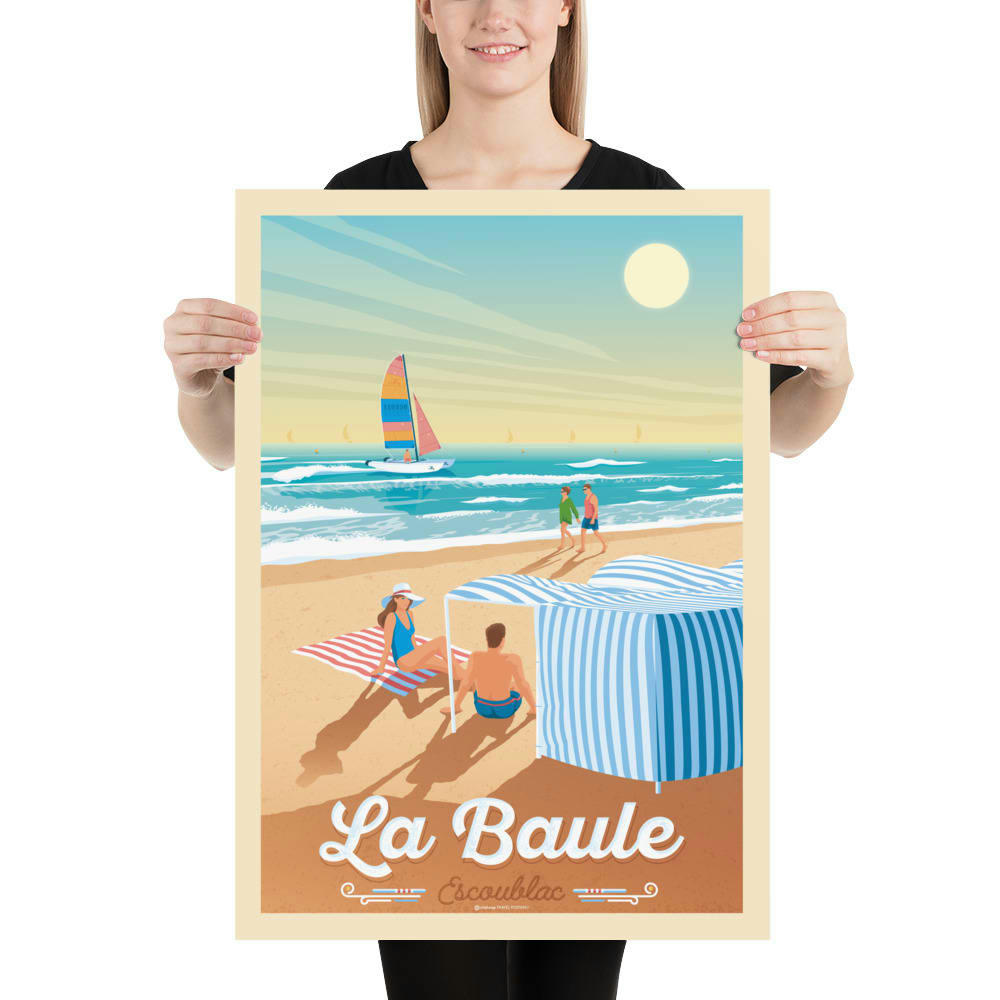 - Affiche La Baule 50x70 cm