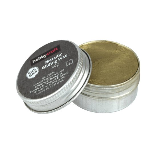 Rich Gold Metallic Gilding Wax 20ml