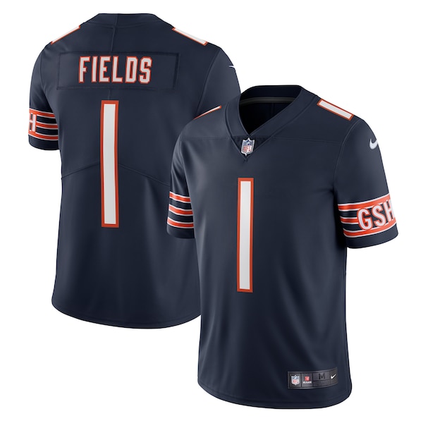 Justin Fields Chicago Bears Nike Vapor Limited Jersey - Navy