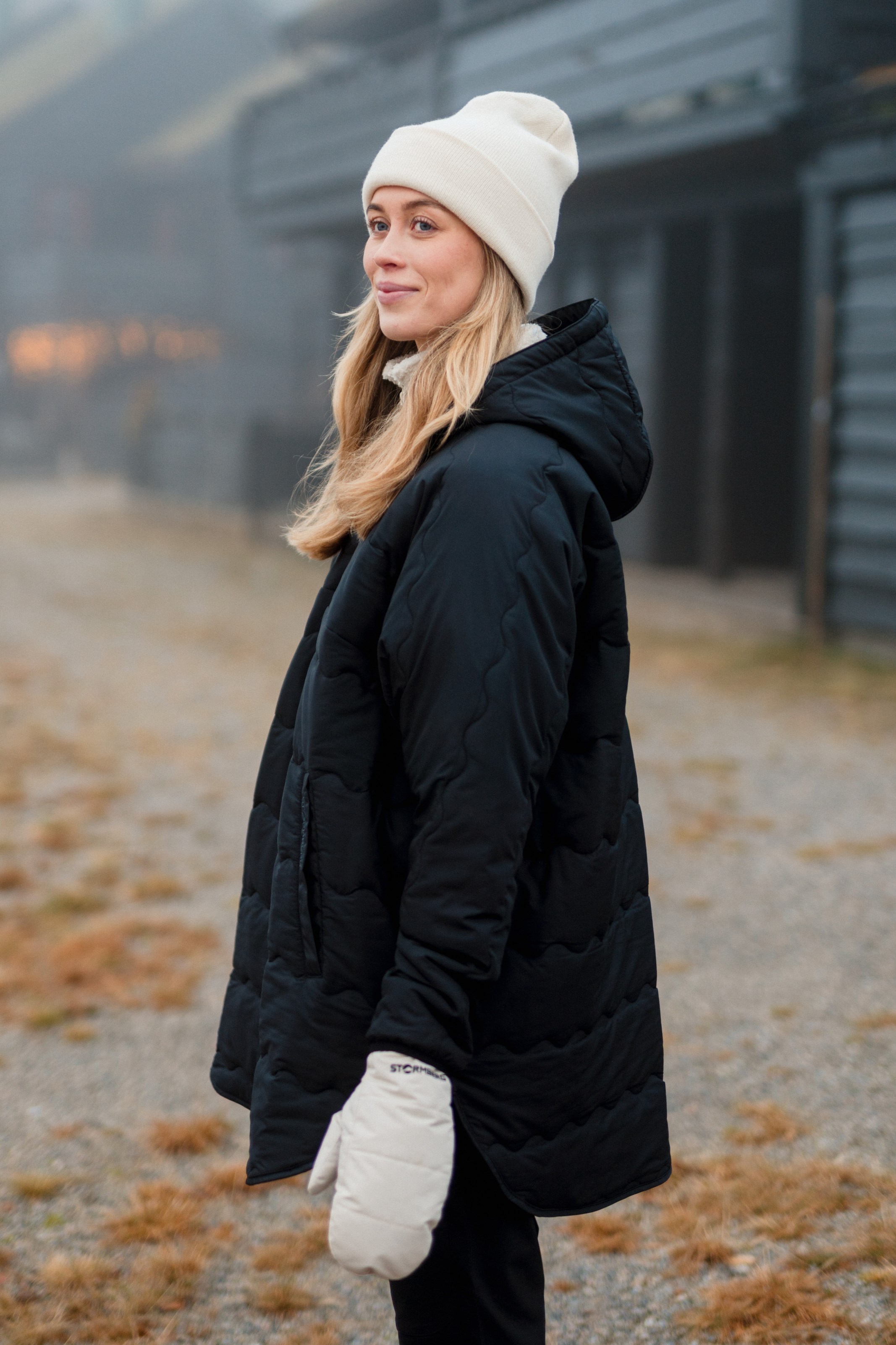 Voieåsen vattert poncho