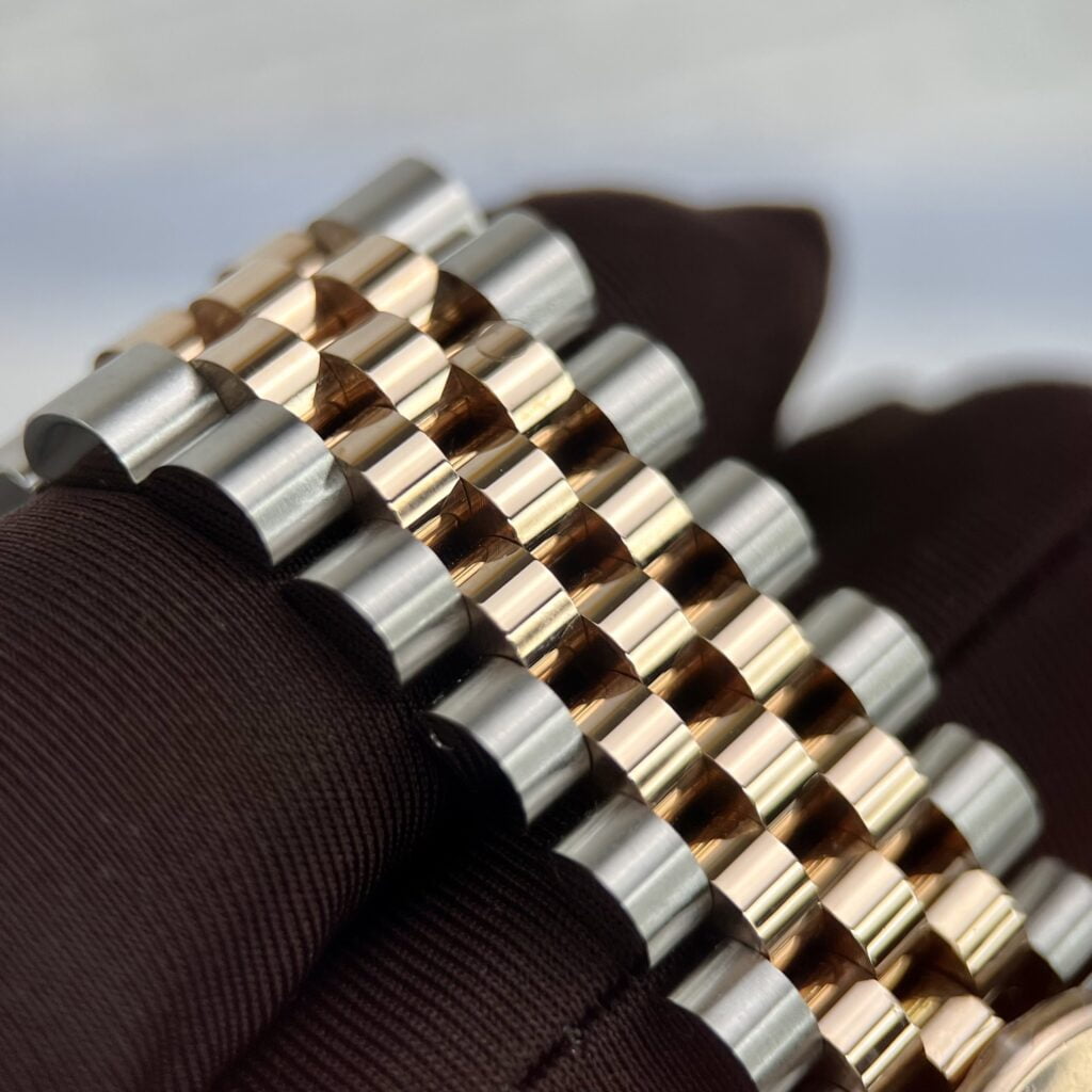 Rolex Datejust 126331 SS/RG Plated MOP Dial CZ Diamonds 41mm Jub Super Clone