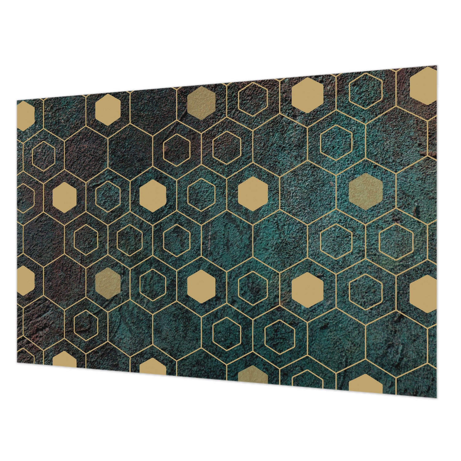 Tapeta Geometryczne heksagony wytrzymała odporna na uv salon 104x70