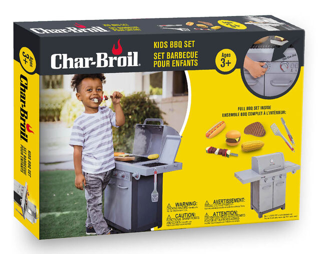 CharBroil Kids Pretend Play Toy BBQ Set