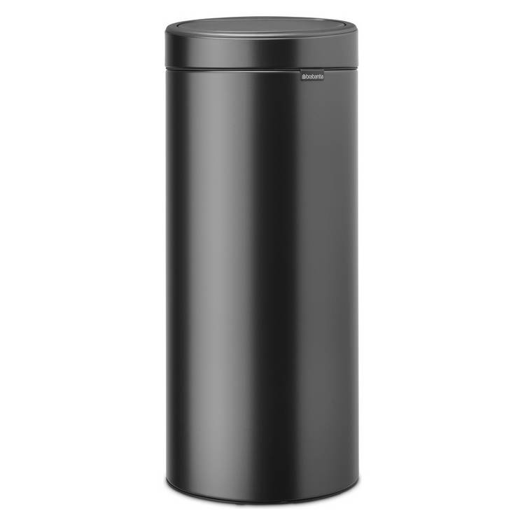 Brabantia 30 Litre Touch Top Bin - Confident Grey