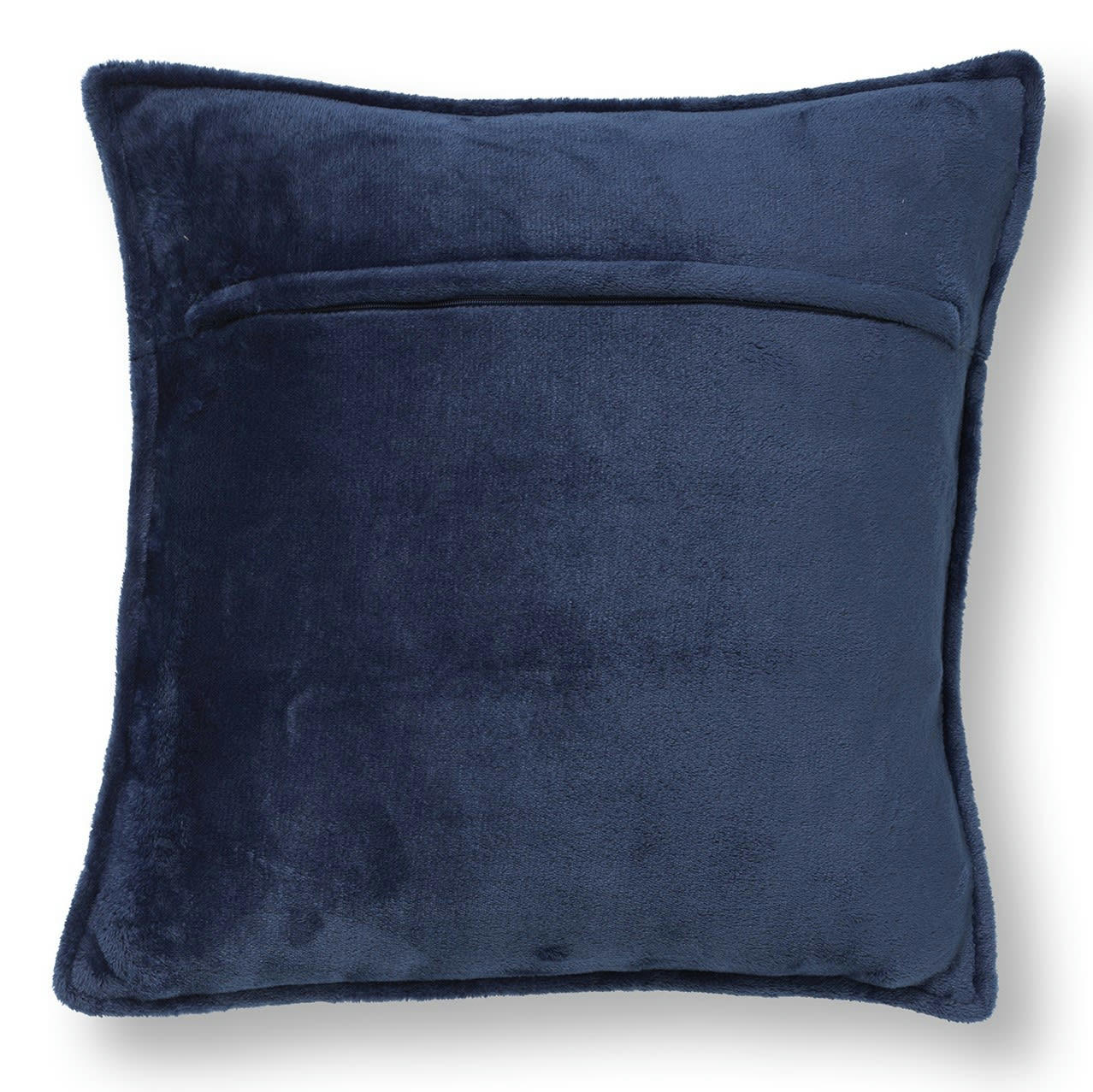 - Housse de coussin bleu en velours-45x45 cm uni