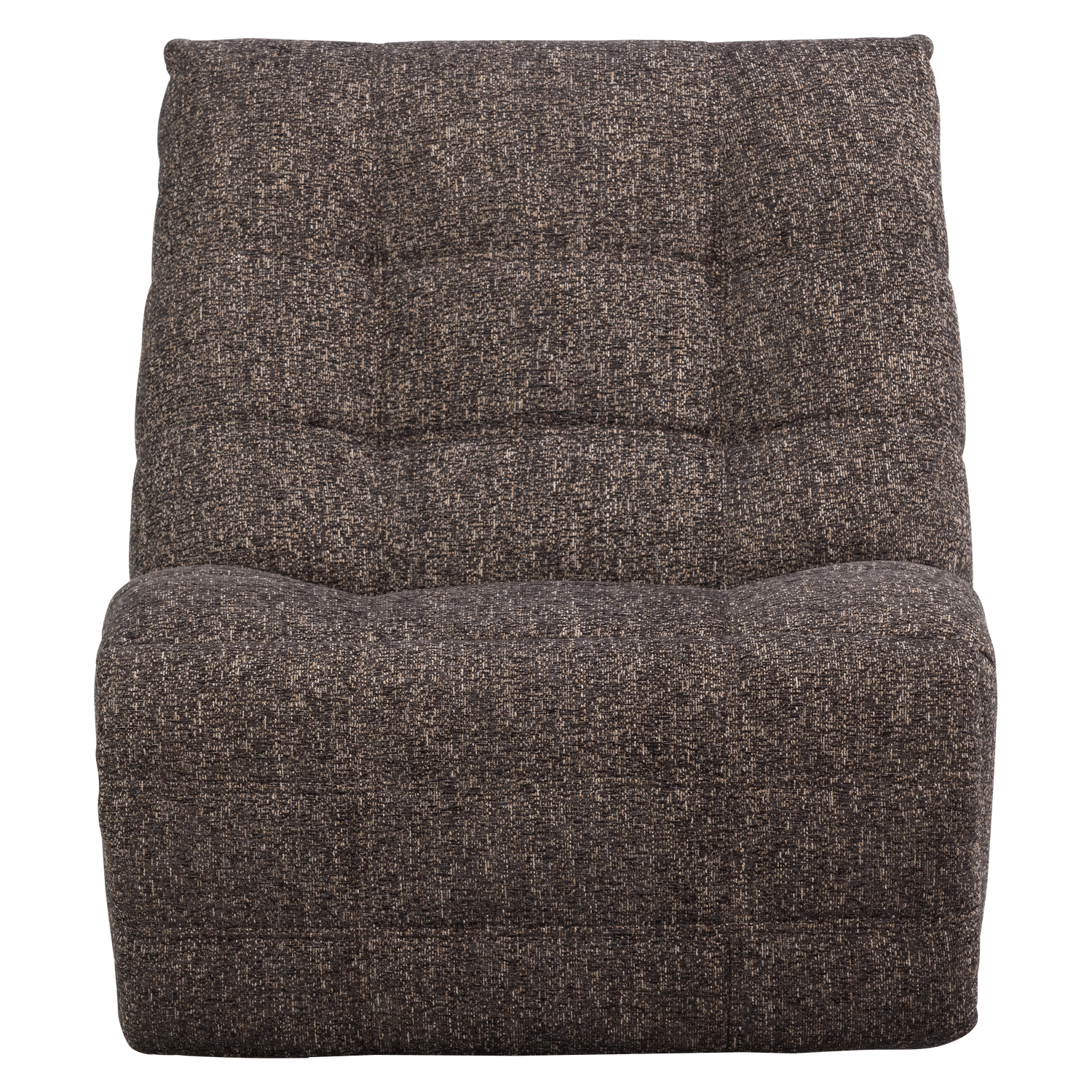 WOOOD relaxfauteuil elektrisch Hein - Geweven stof - Antraciet/Bruin