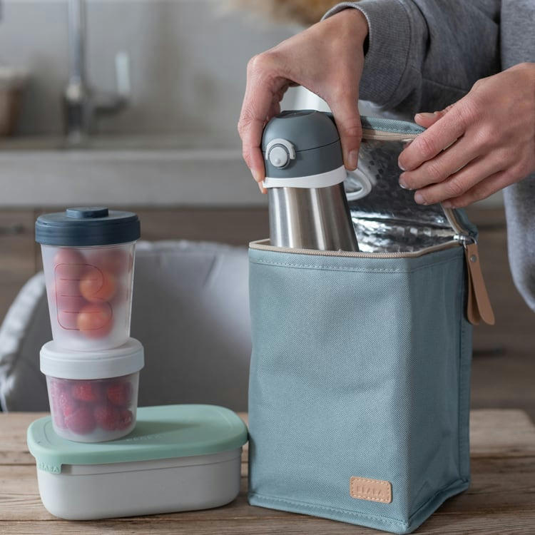 ACCESSOIRES REPAS - Pack 1er repas avec pots de conservation et cuillères (14 pièces)