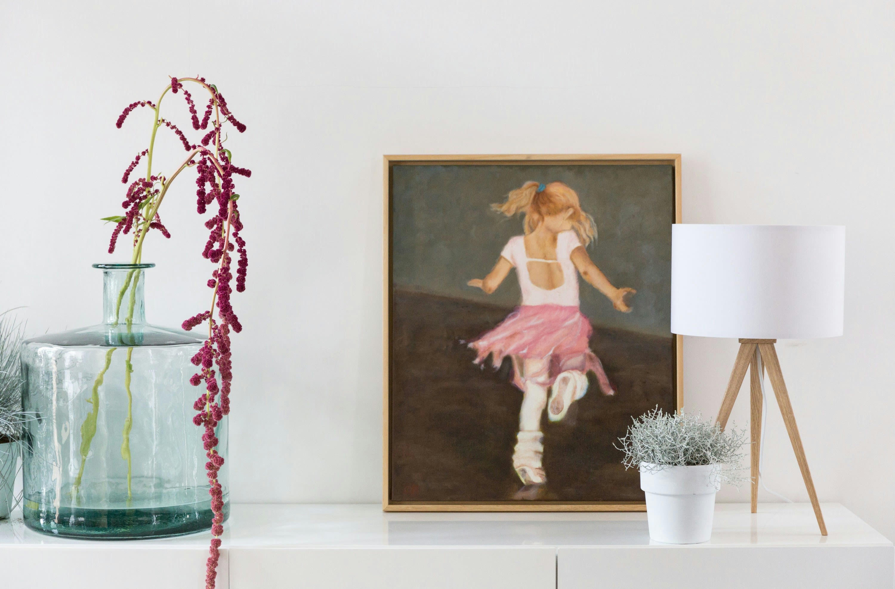 SUONI - Lampe à poser en bois marron