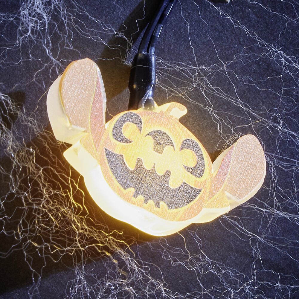 Guirlande lumineuse LED Halloween Disney Stitch à piles 1,6m
