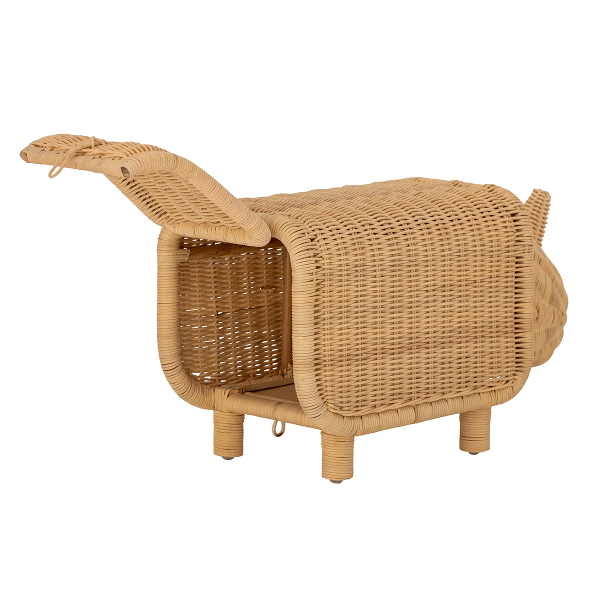 Bloomingville - Soffe Kinderhocker, Rattan natur