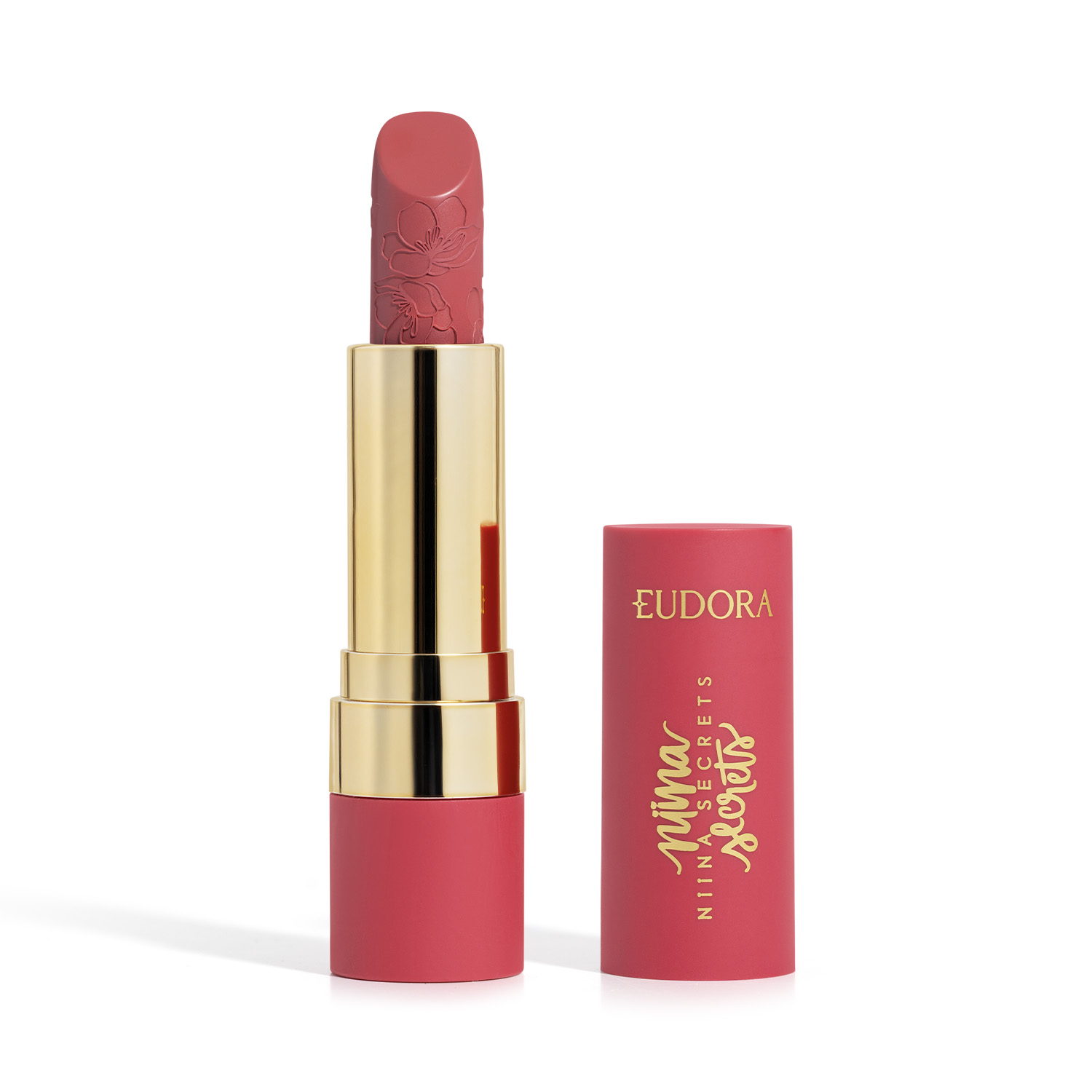 Batom Niina Secrets Soft Petals Rosa Secreta 3,8g