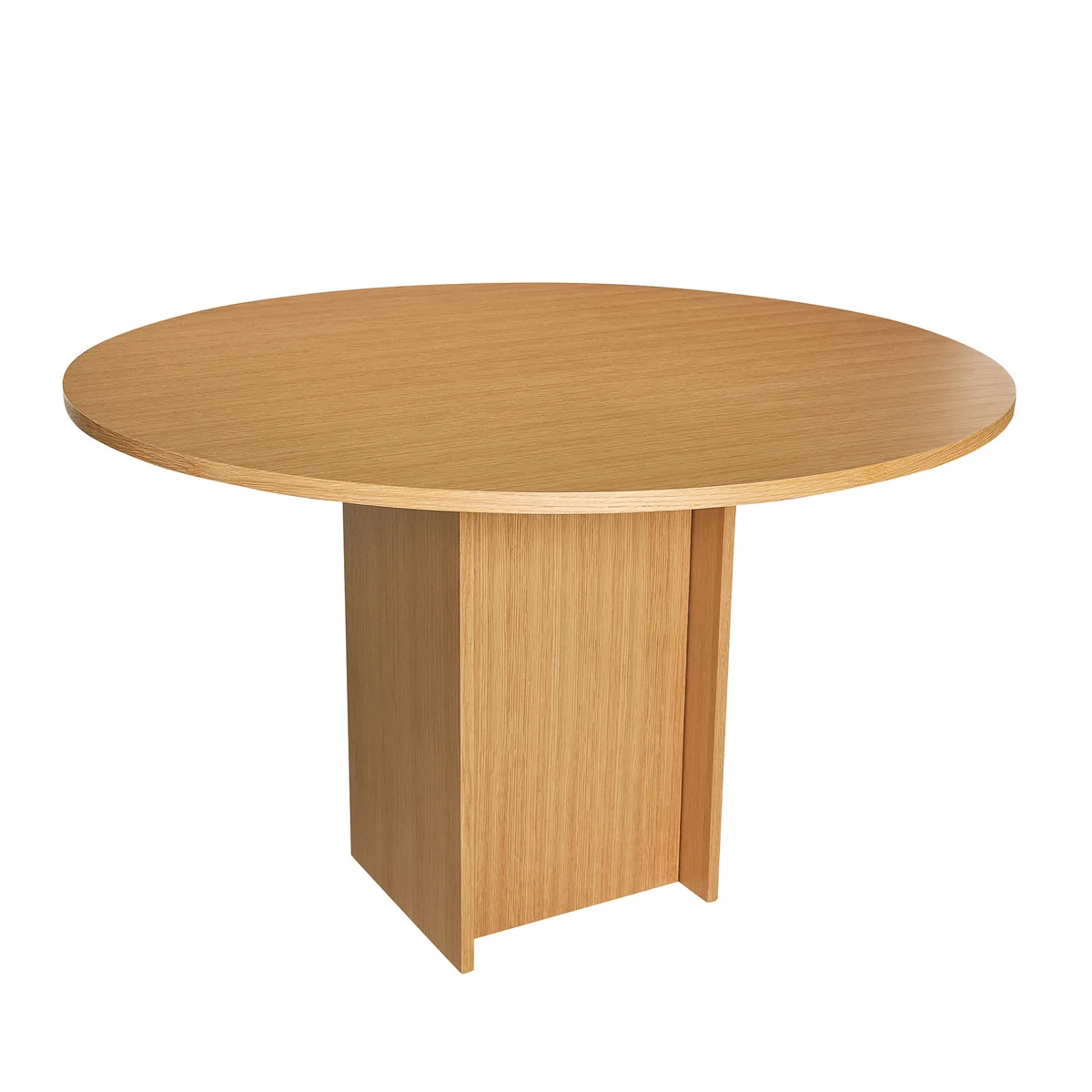 Hübsch Interior - Straight Esstisch, Ø 120 cm, Eiche