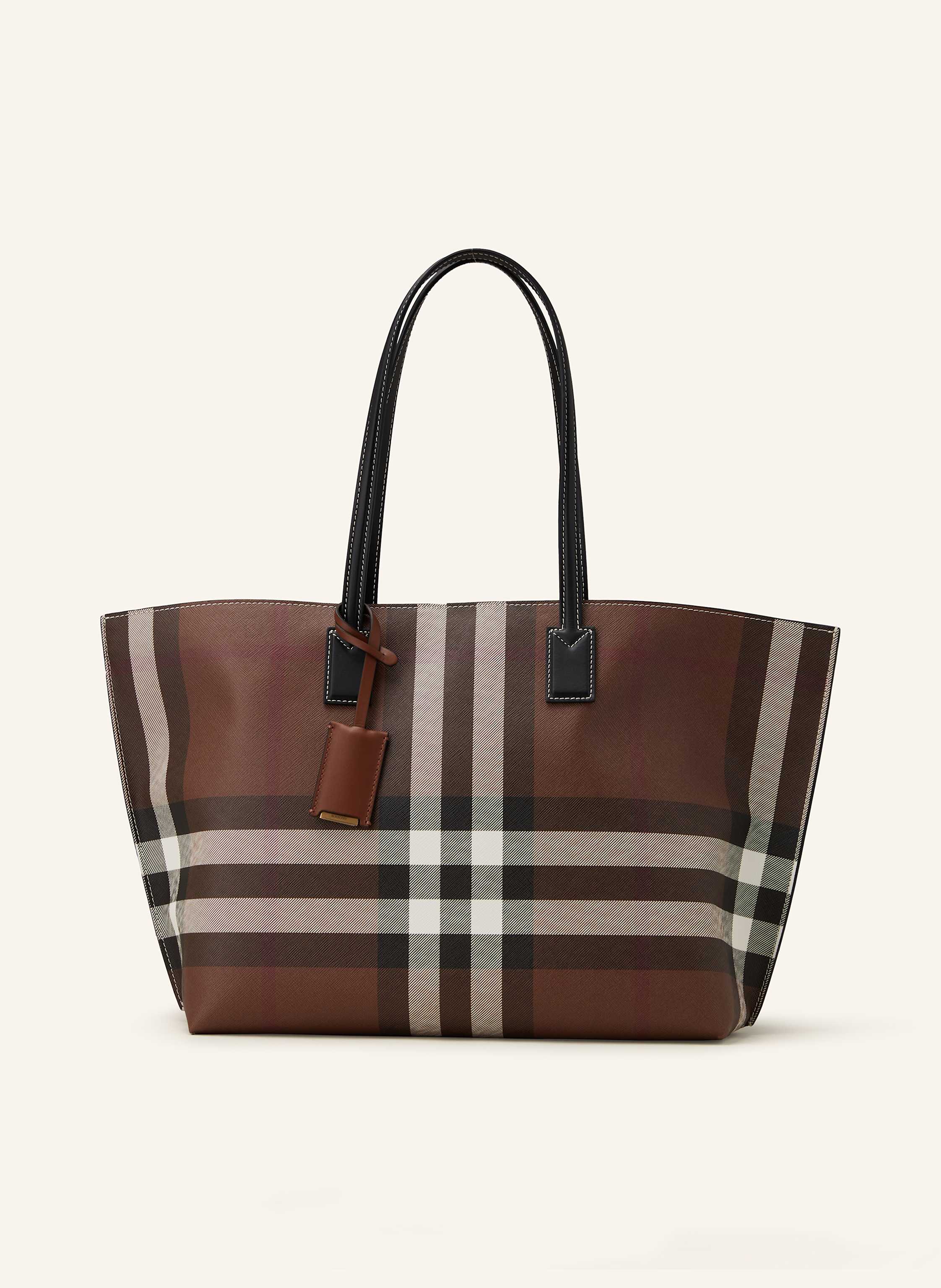BURBERRY Saffiano-Shopper MEDIUM