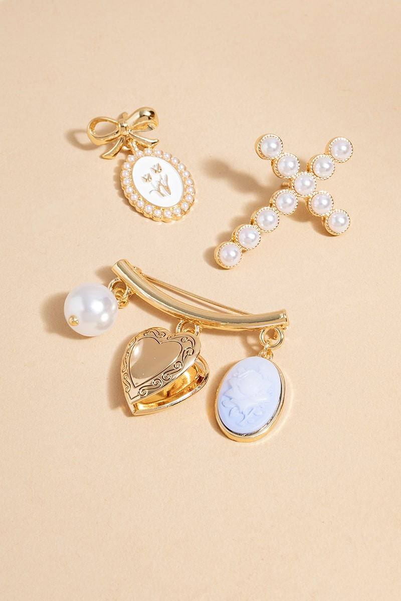 Lynda Mixed Style Pin Set