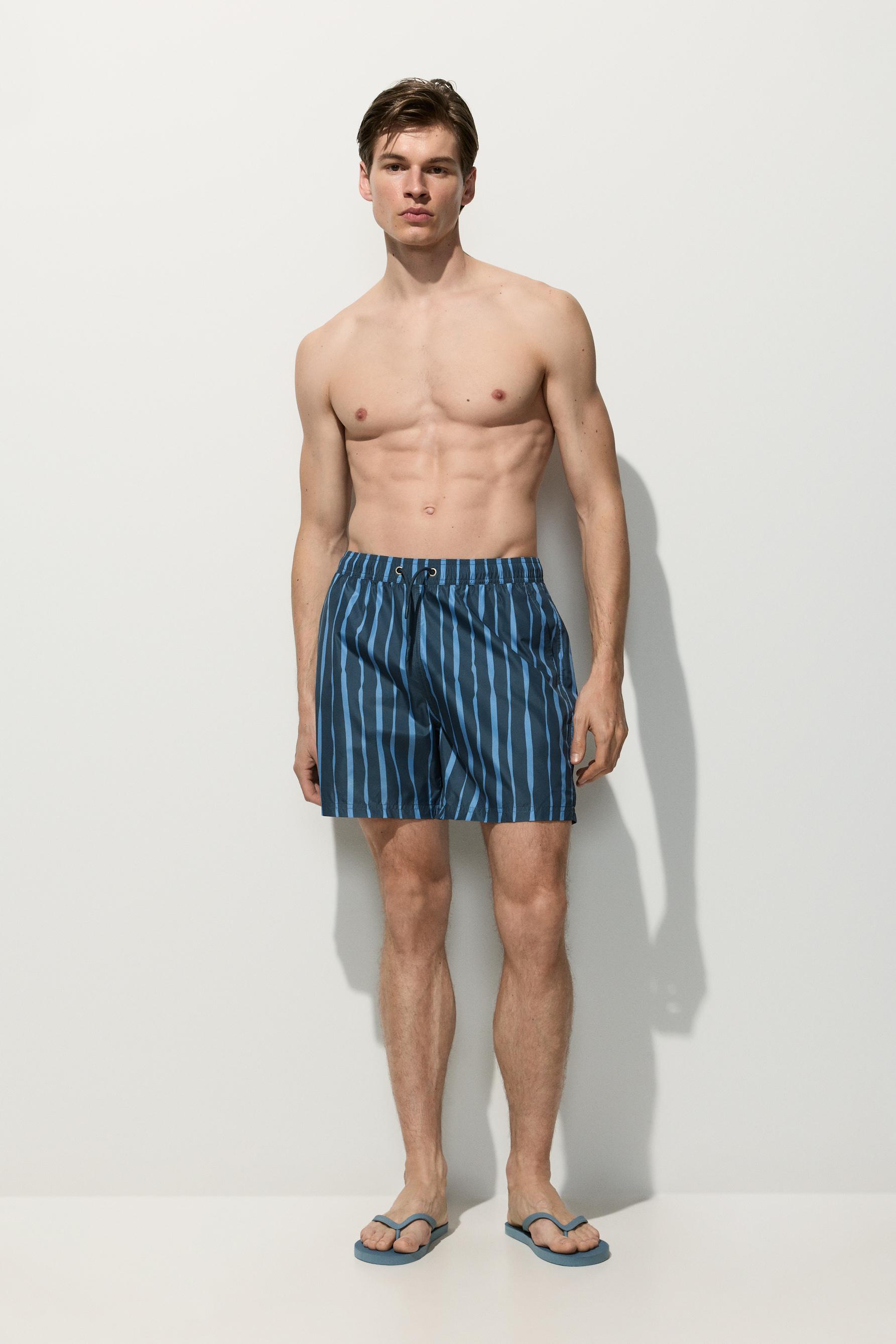 Bañador regular estampado