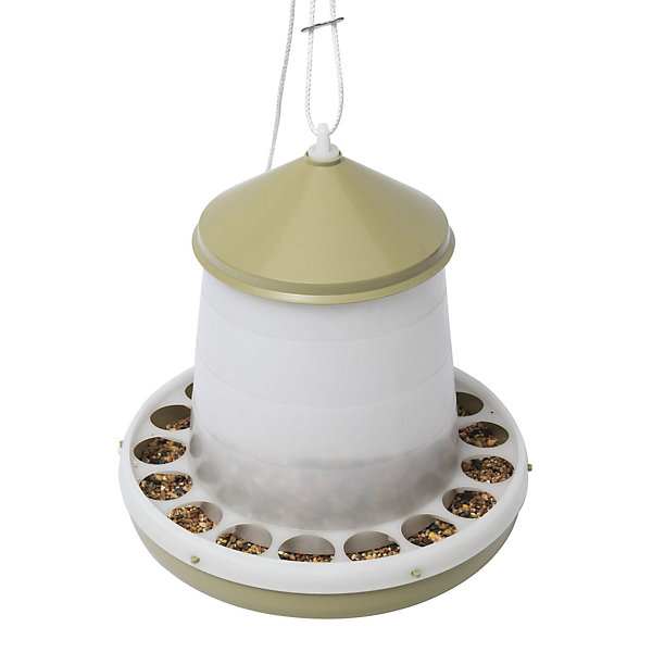 Mangeoire silo pour poule 4KG - Vert