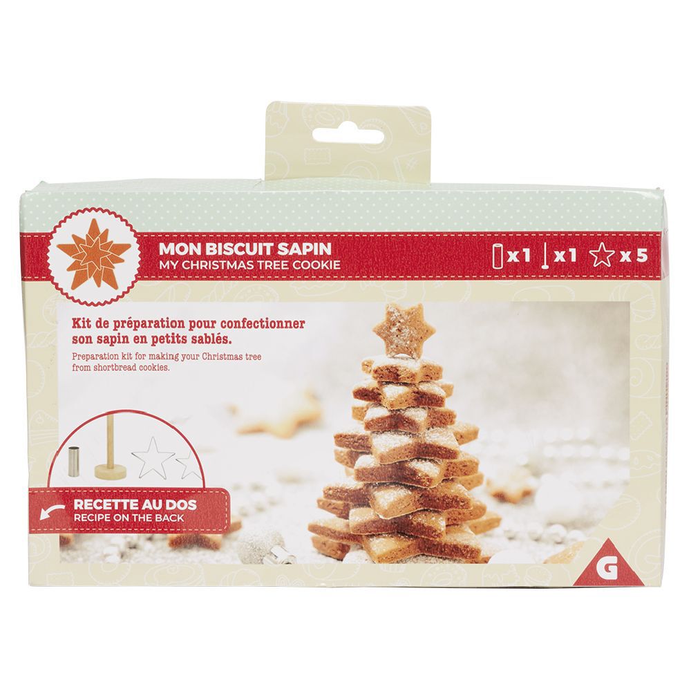 Moule emporte pièce Sapin en biscuits