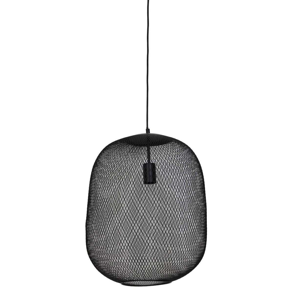 Light & Living hanglamp Reilley - zwart - Ø40cm