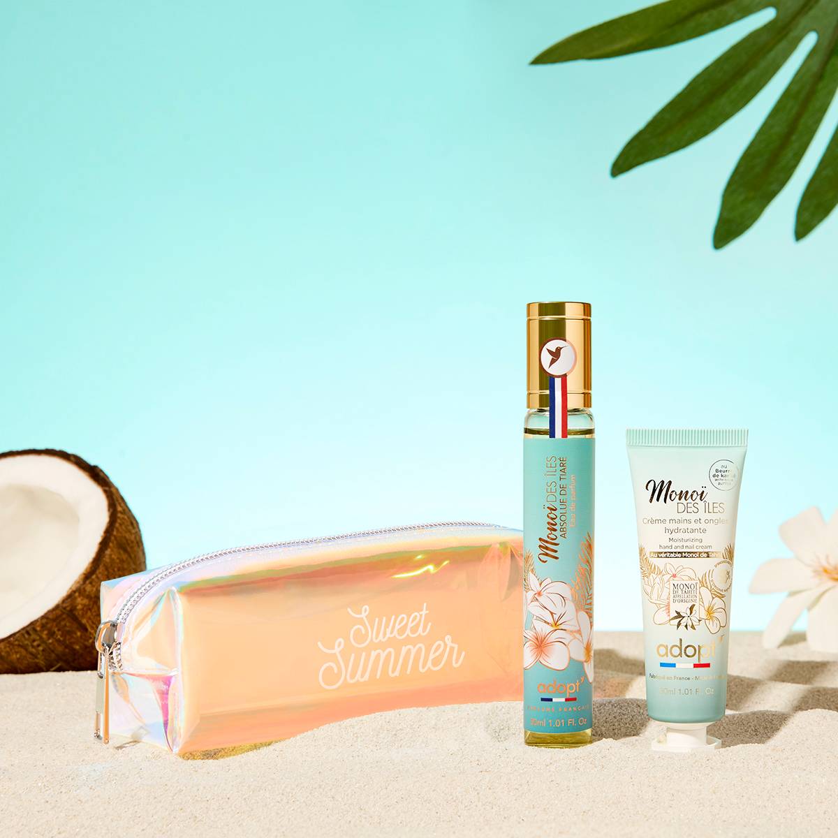 Monoï des ÎlesTrousse Eau de parfum 30ml   Crème pour les mains 30ml