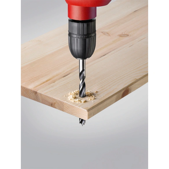 Holzbohrer, Holzspiralbohrersätze 7-tlg Plastkassette 3-10 mm CV