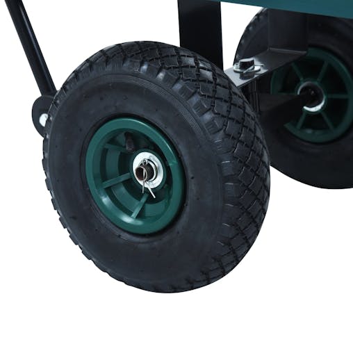 NNEVL Garden Hand Trolley Green 250 kg