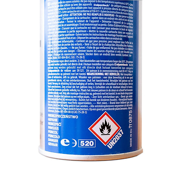 Pack de 56 Cartouches de gaz 250g butane Camping Butane ALPENTECH
