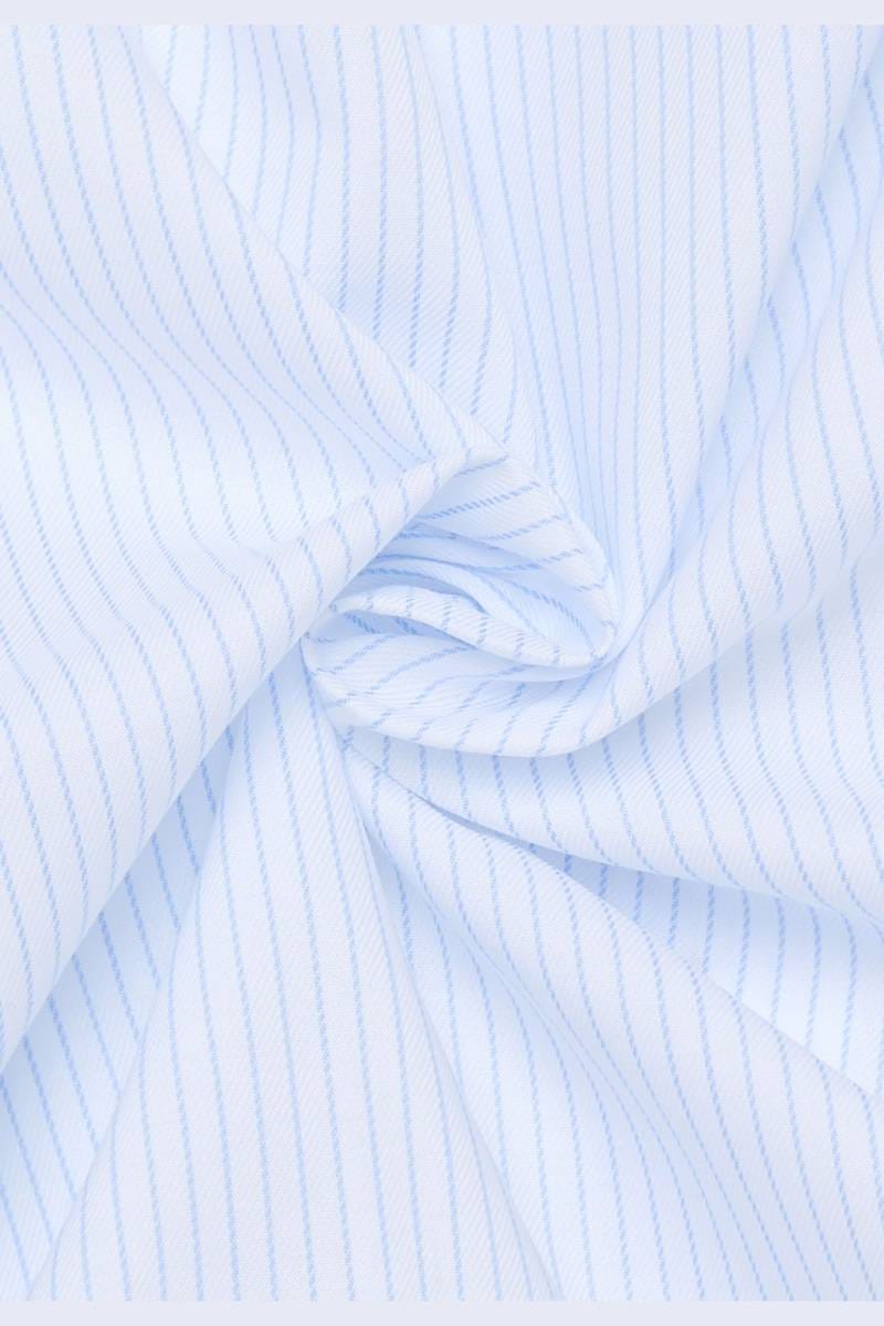 ETERNA Comfort Fit Hemd blau, Gestreift (super langer Arm)