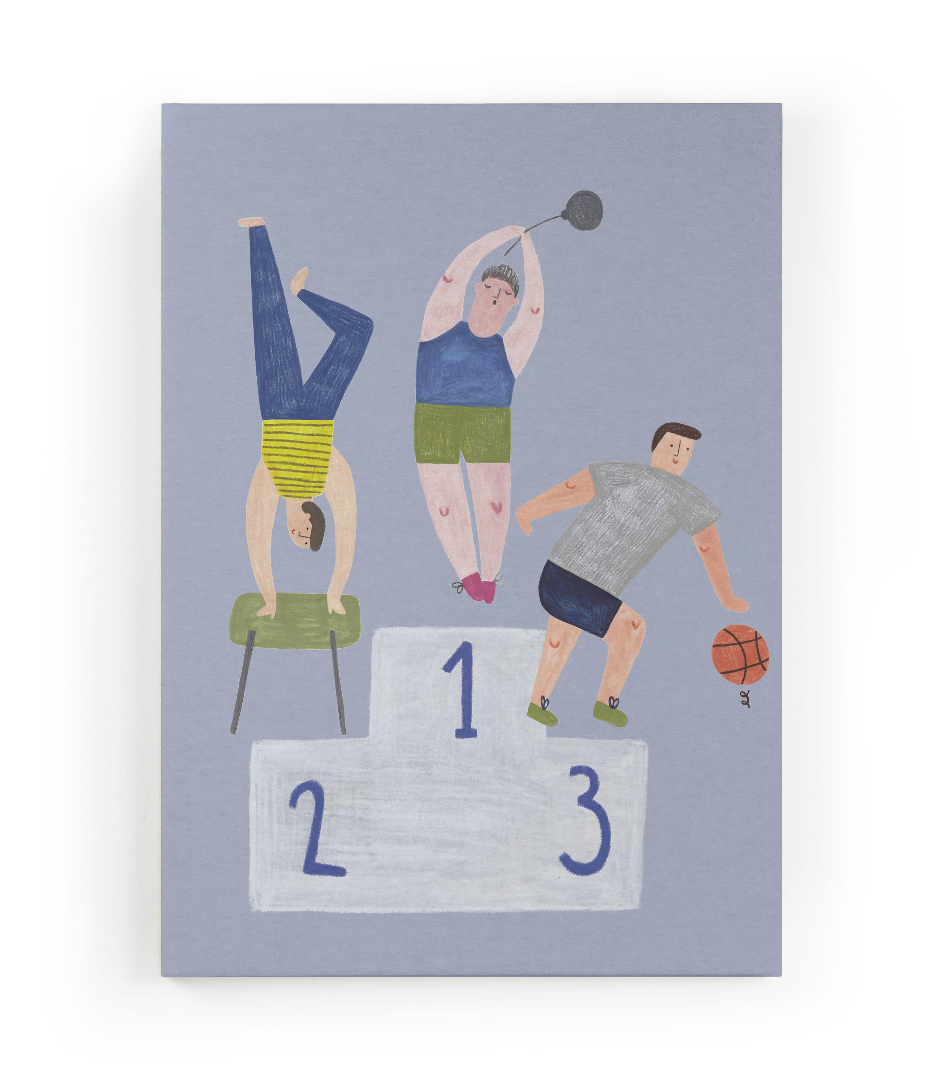 LOVE SPORTS - Peinture sur toile 60x40 Imprimé Amour pour le sport