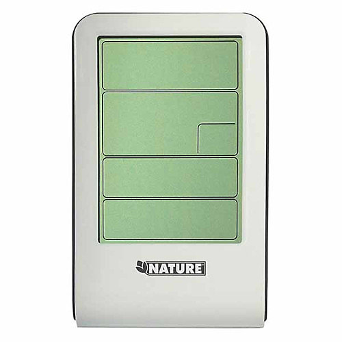 Nature Station météo numérique H 14x8,5x3 cm blanc Nature