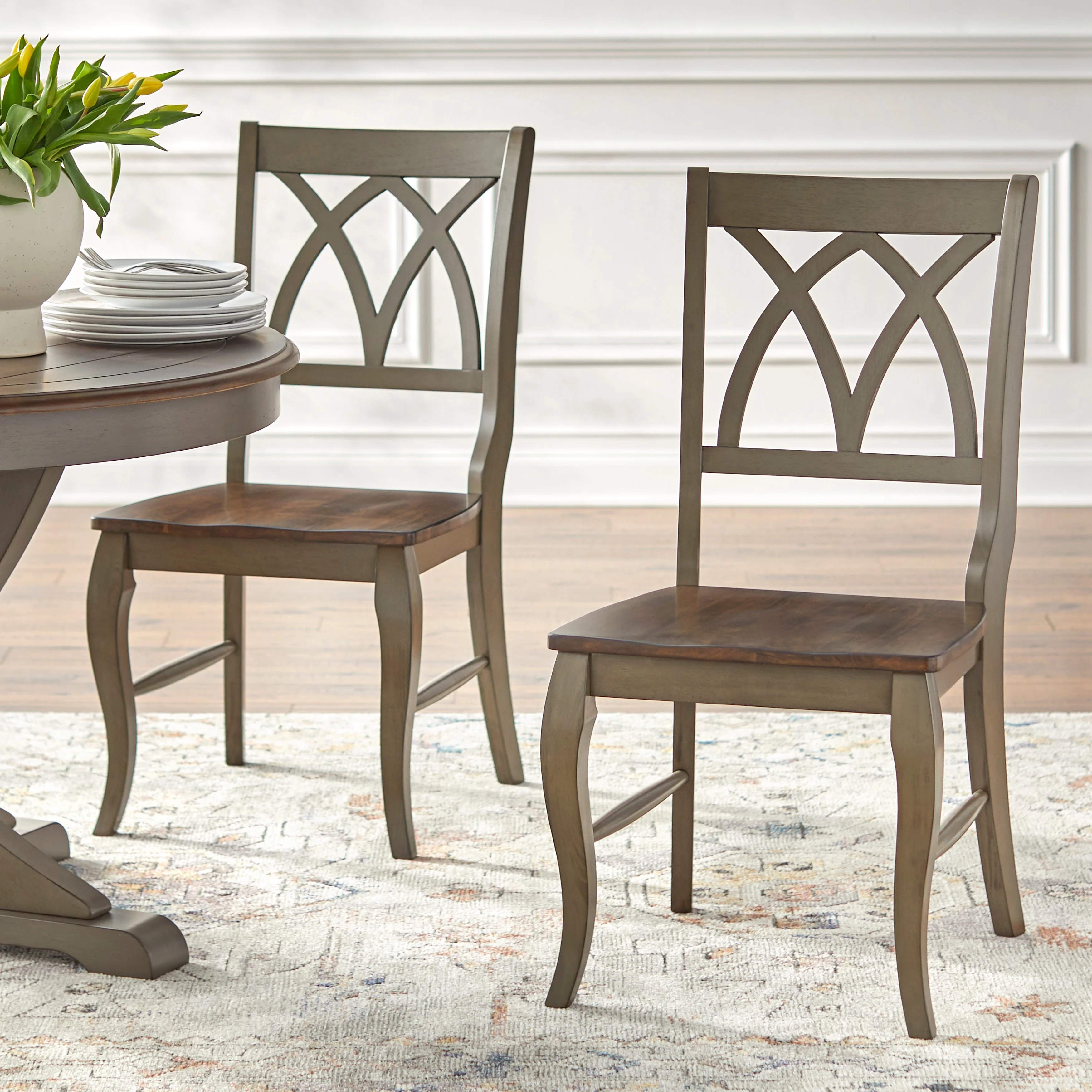 Lifestorey Montauk Solid Wood Dining Chair